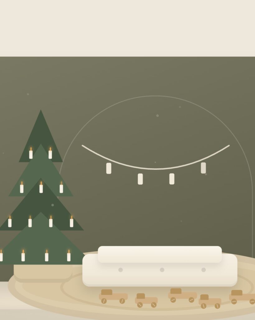 Setting für die Weihnachtsminishootnigs